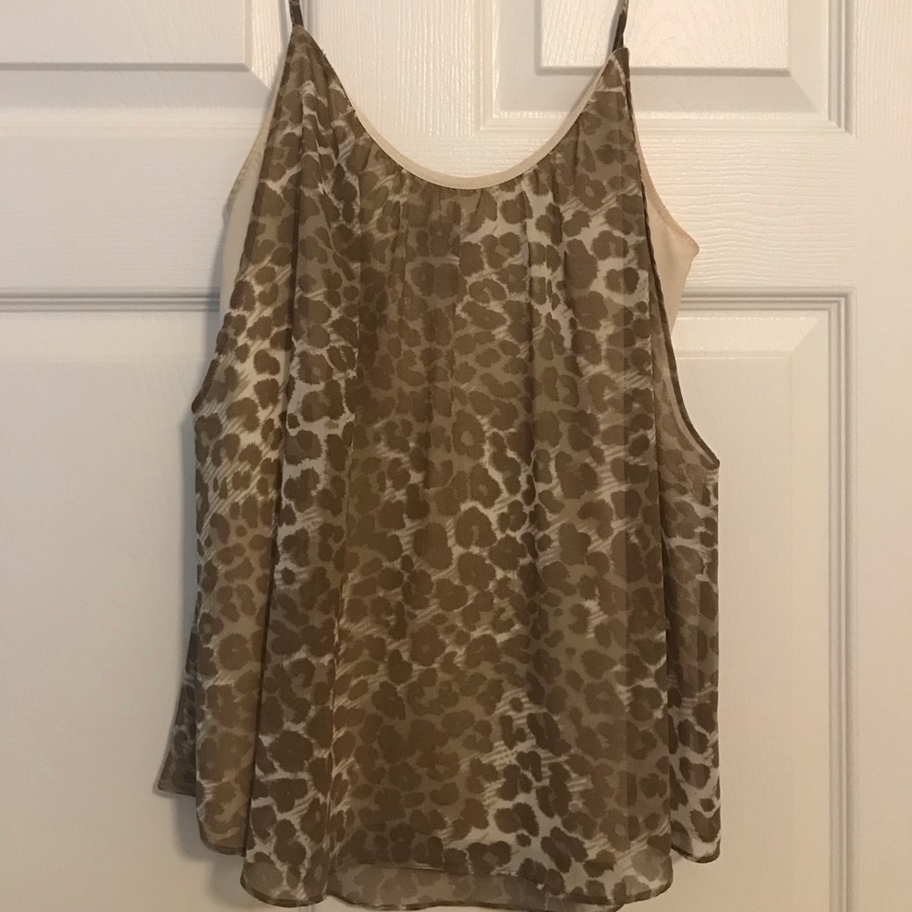 Leopard print tank